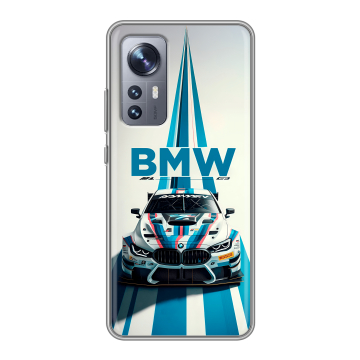Силиконовый чехол на Xiaomi 12X с принтом БМВ BMW Силиконовый чехол на Xiaomi 12X с принтом БМВ BMW