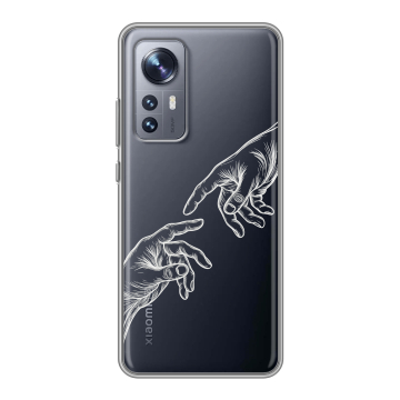 Силиконовый чехол на Xiaomi 12X с принтом Сотворение мира Силиконовый чехол на Xiaomi 12X с принтом Сотворение мира