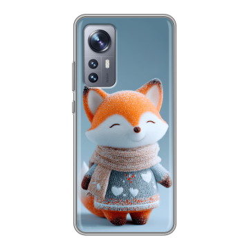 Силиконовый чехол на Xiaomi 12X с принтом Лиса Силиконовый чехол на Xiaomi 12X с принтом Лиса