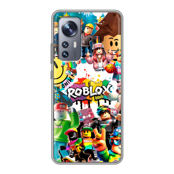 Силиконовый чехол на Xiaomi 12X с принтом Roblox Роблокс Силиконовый чехол на Xiaomi 12X с принтом Roblox Роблокс