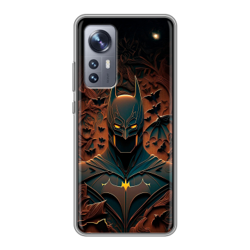 Силиконовый чехол на Xiaomi 12X с принтом Batman Бэтмен Силиконовый чехол на Xiaomi 12X с принтом Batman Бэтмен