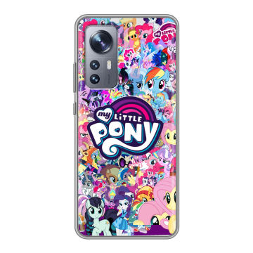 Силиконовый чехол на Xiaomi 12X с принтом My little pony Дружба чудо Силиконовый чехол на Xiaomi 12X с принтом My little pony Дружба чудо