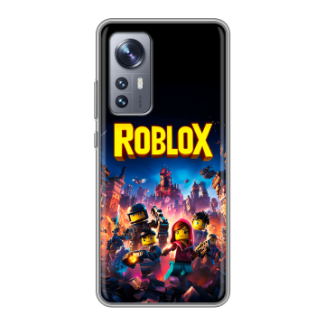 Силиконовый чехол на Xiaomi 12X с принтом Roblox Роблокс Силиконовый чехол на Xiaomi 12X с принтом Roblox Роблокс