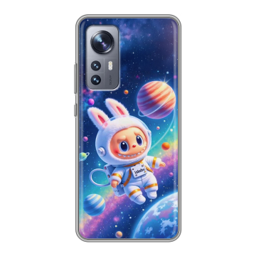 Силиконовый чехол на Xiaomi 12X с принтом Labubu Лабубу Силиконовый чехол на Xiaomi 12X с принтом Labubu Лабубу