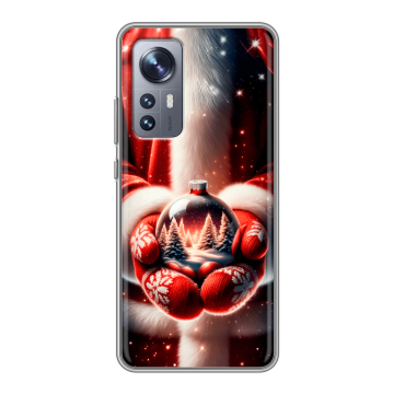 Силиконовый чехол на Xiaomi 12X с принтом Новый год Силиконовый чехол на Xiaomi 12X с принтом Новый год
