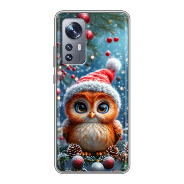 Силиконовый чехол на Xiaomi 12X с принтом Новый год Силиконовый чехол на Xiaomi 12X с принтом Новый год