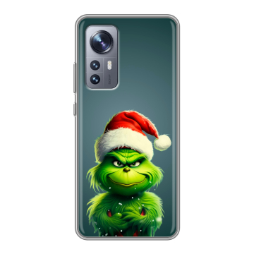 Силиконовый чехол на Xiaomi 12X с принтом Новый год Силиконовый чехол на Xiaomi 12X с принтом Новый год