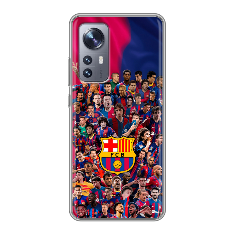 Силиконовый чехол на Xiaomi 12X с принтом Барселона Barcelona Силиконовый чехол на Xiaomi 12X с принтом Барселона Barcelona