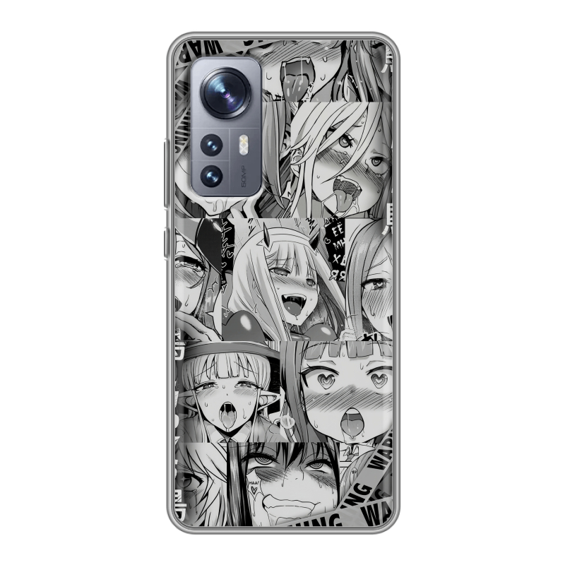 Силиконовый чехол на Xiaomi 12X с принтом Ahegao Ахегао Аниме Силиконовый чехол на Xiaomi 12X с принтом Ahegao Ахегао Аниме