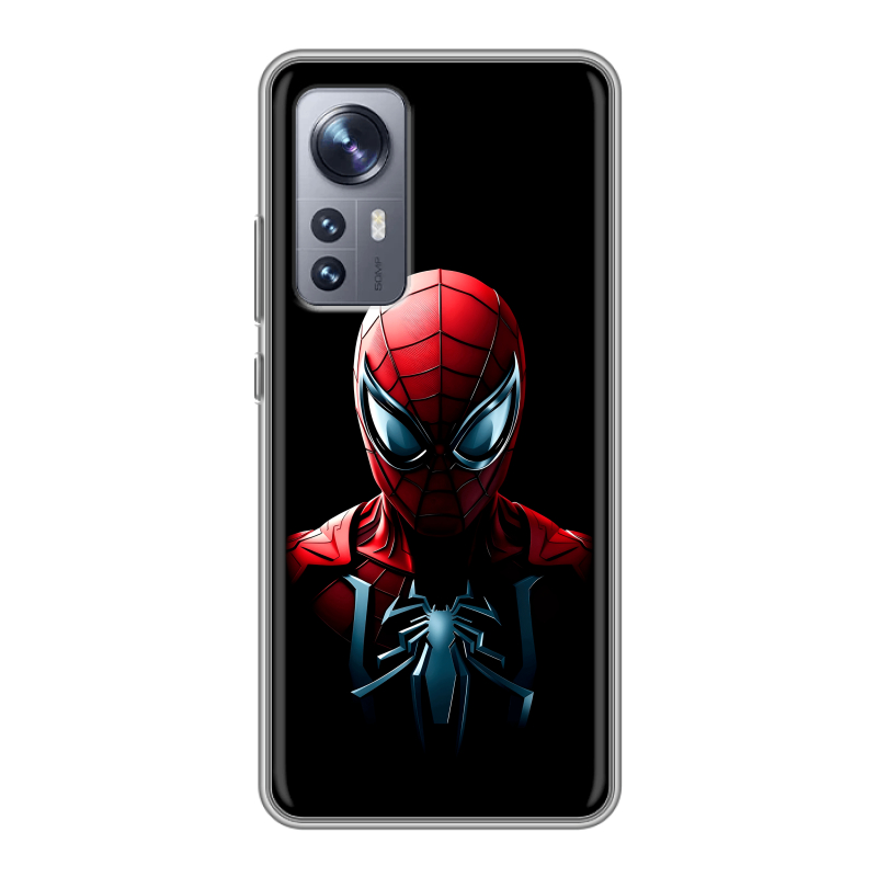 Силиконовый чехол на Xiaomi 12X с принтом Spiderman Человек паук Силиконовый чехол на Xiaomi 12X с принтом Spiderman Человек паук