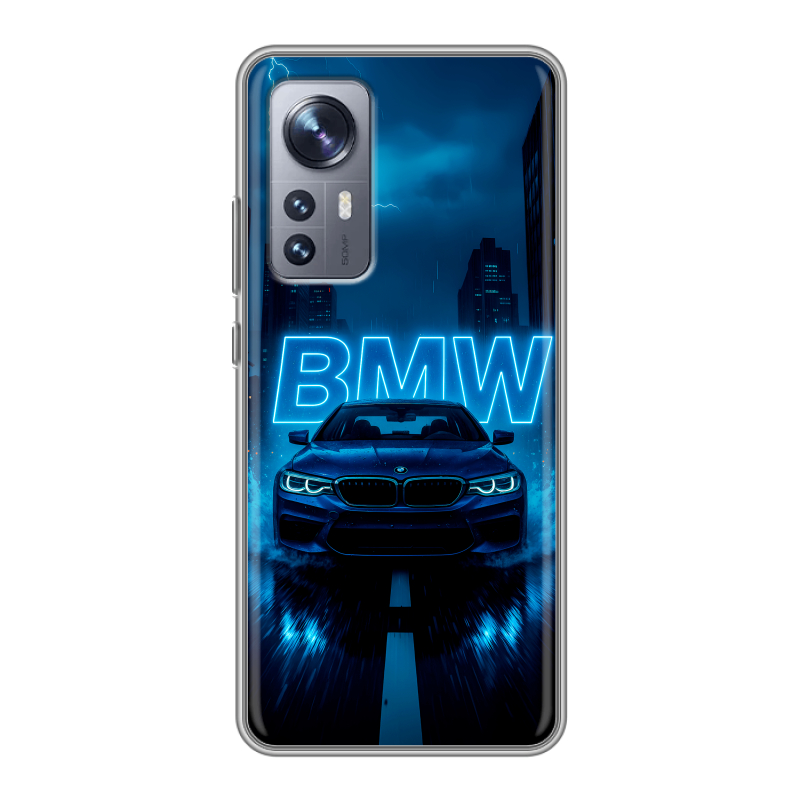 Силиконовый чехол на Xiaomi 12X с принтом BMW БМВ Силиконовый чехол на Xiaomi 12X с принтом BMW БМВ