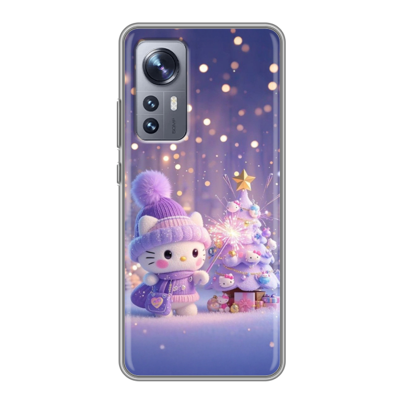 Силиконовый чехол на Xiaomi 12X с принтом Новый год Силиконовый чехол на Xiaomi 12X с принтом Новый год
