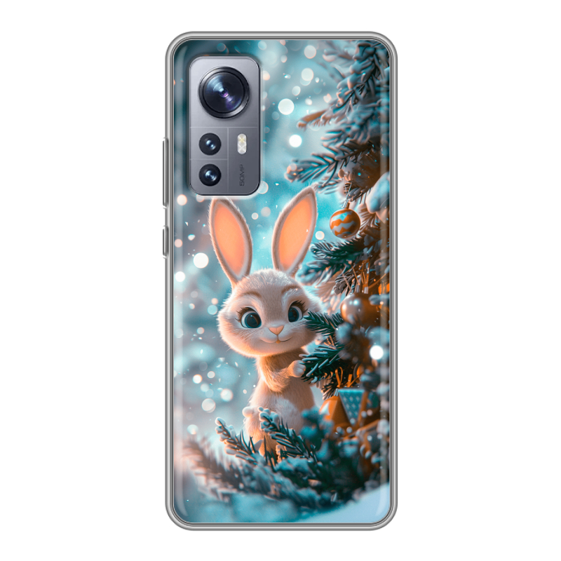 Силиконовый чехол на Xiaomi 12X с принтом Новый год Силиконовый чехол на Xiaomi 12X с принтом Новый год