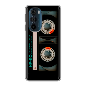 Силиконовый чехол на Motorola Edge 30 Pro с принтом Кассета Силиконовый чехол на Motorola Edge 30 Pro с принтом Кассета
