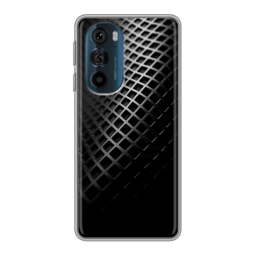 Силиконовый чехол на Motorola Edge 30 Pro с принтом Текстура металла Силиконовый чехол на Motorola Edge 30 Pro с принтом Текстура металла