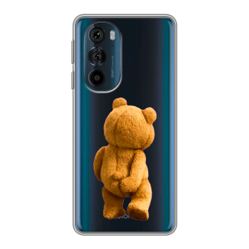 Силиконовый чехол на Motorola Edge 30 Pro с принтом Медведь