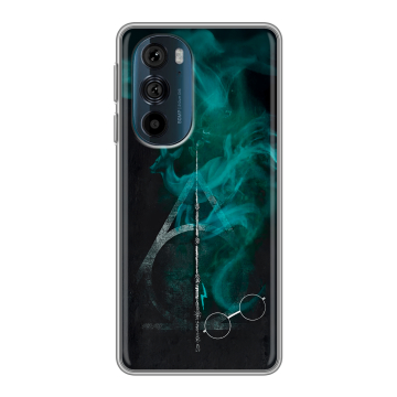 Силиконовый чехол на Motorola Edge 30 Pro с принтом Гарри Поттер Harry Potter