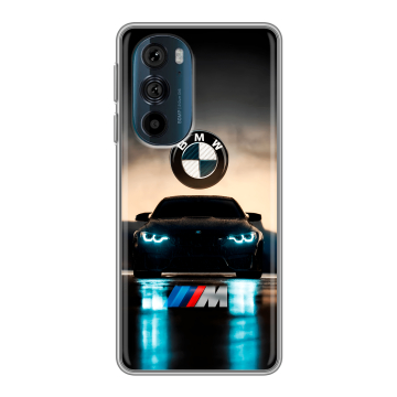 Силиконовый чехол на Motorola Edge 30 Pro с принтом БМВ BMW