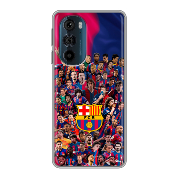 Силиконовый чехол на Motorola Edge 30 Pro с принтом Барселона Barcelona Силиконовый чехол на Motorola Edge 30 Pro с принтом Барселона Barcelona