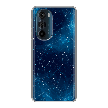 Силиконовый чехол на Motorola Edge 30 Pro с принтом Космос звезды