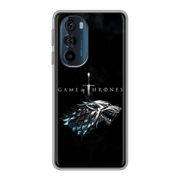 Силиконовый чехол на Motorola Edge 30 Pro с принтом Игра Престолов Game Thrones