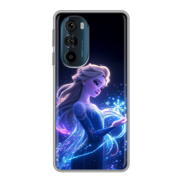 Силиконовый чехол на Motorola Edge 30 Pro с принтом Холодное сердце Frozen