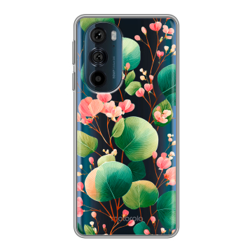 Силиконовый чехол на Motorola Edge 30 Pro с принтом женский