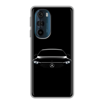 Силиконовый чехол на Motorola Edge 30 Pro с принтом Mercedes Мерседес Силиконовый чехол на Motorola Edge 30 Pro с принтом Mercedes Мерседес