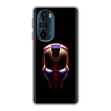 Силиконовый чехол на Motorola Edge 30 Pro с принтом IronMan Железный человек