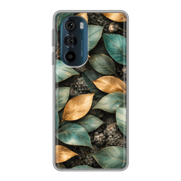 Силиконовый чехол на Motorola Edge 30 Pro с принтом женский