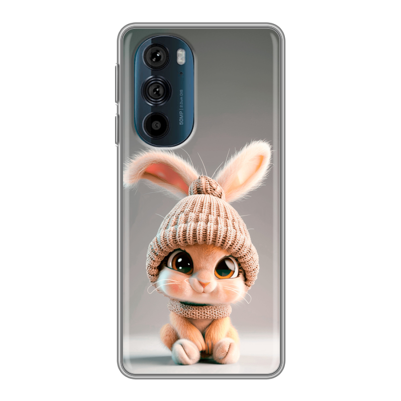Силиконовый чехол на Motorola Edge 30 Pro с принтом Кролик Силиконовый чехол на Motorola Edge 30 Pro с принтом Кролик
