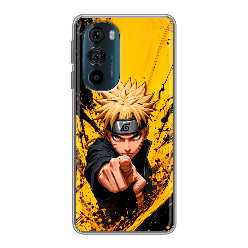 Силиконовый чехол на Motorola Edge 30 Pro с принтом Naruto Наруто Силиконовый чехол на Motorola Edge 30 Pro с принтом Naruto Наруто