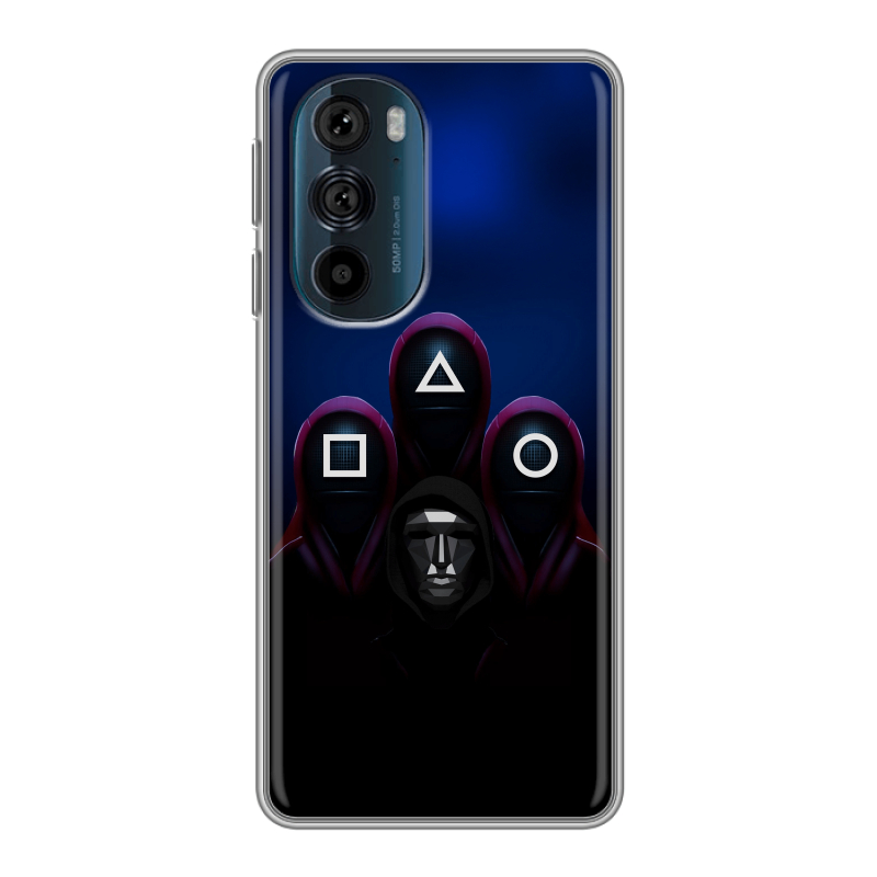 Силиконовый противоударный чехол на Motorola Edge 30 Pro с принтом Игра Кальмара Силиконовый противоударный чехол на Motorola Edge 30 Pro с принтом Игра Кальмара