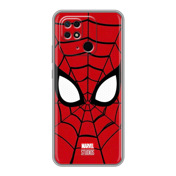 Силиконовый чехол на Xiaomi Redmi 10C с принтом человек паук spiderman Силиконовый чехол на Xiaomi Redmi 10C с принтом человек паук spiderman