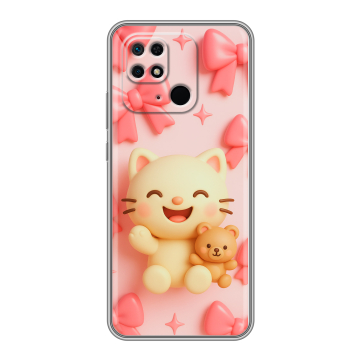 Силиконовый чехол на Xiaomi Redmi 10C с принтом для девочек Силиконовый чехол на Xiaomi Redmi 10C с принтом для девочек