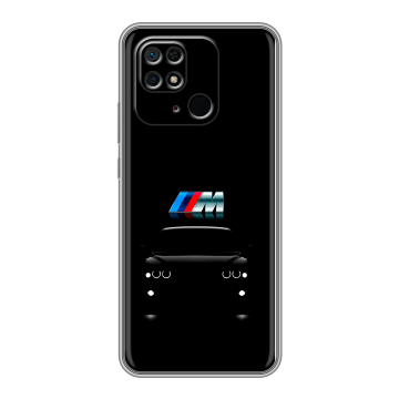 Силиконовый чехол на Xiaomi Redmi 10C с принтом БМВ BMW Силиконовый чехол на Xiaomi Redmi 10C с принтом БМВ BMW