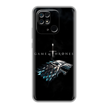 Силиконовый чехол на Xiaomi Redmi 10C с принтом Игра Престолов Game Thrones Силиконовый чехол на Xiaomi Redmi 10C с принтом Игра Престолов Game Thrones