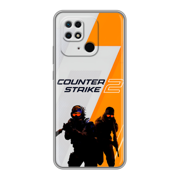 Силиконовый чехол на Xiaomi Redmi 10C с принтом Counter Strike Силиконовый чехол на Xiaomi Redmi 10C с принтом Counter Strike