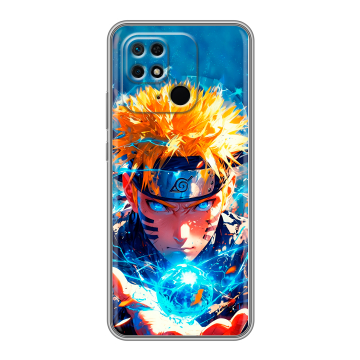 Силиконовый чехол на Xiaomi Redmi 10C с принтом Аниме Наруто Naruto
