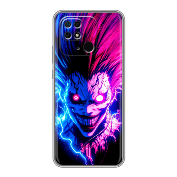 Силиконовый чехол на Xiaomi Redmi 10C с принтом Death note Тетрадь смерти