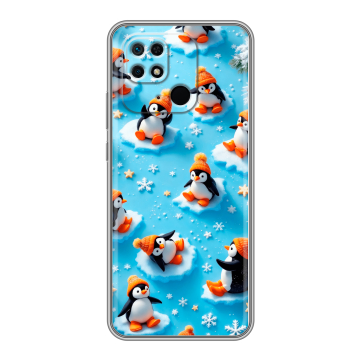 Силиконовый чехол на Xiaomi Redmi 10C с принтом Новый год
