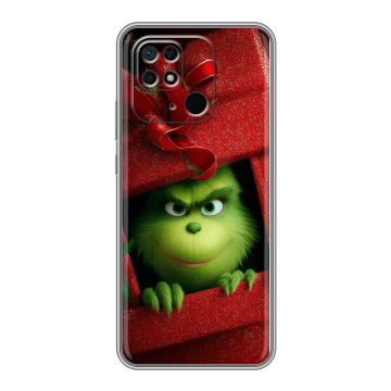 Силиконовый чехол на Xiaomi Redmi 10C с принтом Новый год
