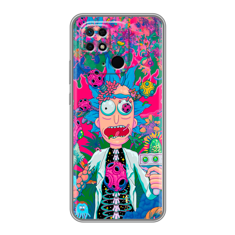 Силиконовый чехол на Xiaomi Redmi 10C с принтом Рик и Морти Rick Morty Силиконовый чехол на Xiaomi Redmi 10C с принтом Рик и Морти Rick Morty