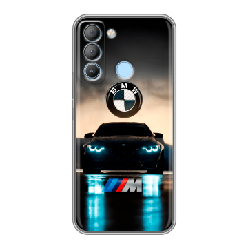 Силиконовый чехол на Tecno Pop 5 LTE с принтом БМВ BMW