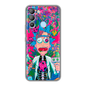 Силиконовый чехол на Tecno Pop 5 LTE с принтом Рик и Морти Rick Morty Силиконовый чехол на Tecno Pop 5 LTE с принтом Рик и Морти Rick Morty
