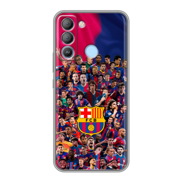 Силиконовый чехол на Tecno Pop 5 LTE с принтом Барселона Barcelona