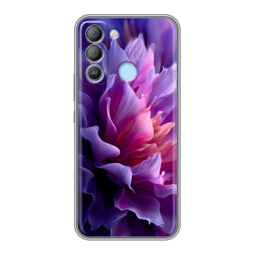 Силиконовый чехол на Tecno Pop 5 LTE с принтом женский цветы Силиконовый чехол на Tecno Pop 5 LTE с принтом женский цветы