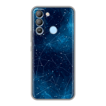 Силиконовый чехол на Tecno Pop 5 LTE с принтом Космос звезды Силиконовый чехол на Tecno Pop 5 LTE с принтом Космос звезды