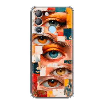 Силиконовый чехол на Tecno Pop 5 LTE с принтом Модный принт Силиконовый чехол на Tecno Pop 5 LTE с принтом Модный принт