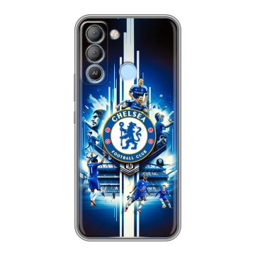 Силиконовый чехол на Tecno Pop 5 LTE с принтом Chelsea Челси Силиконовый чехол на Tecno Pop 5 LTE с принтом Chelsea Челси
